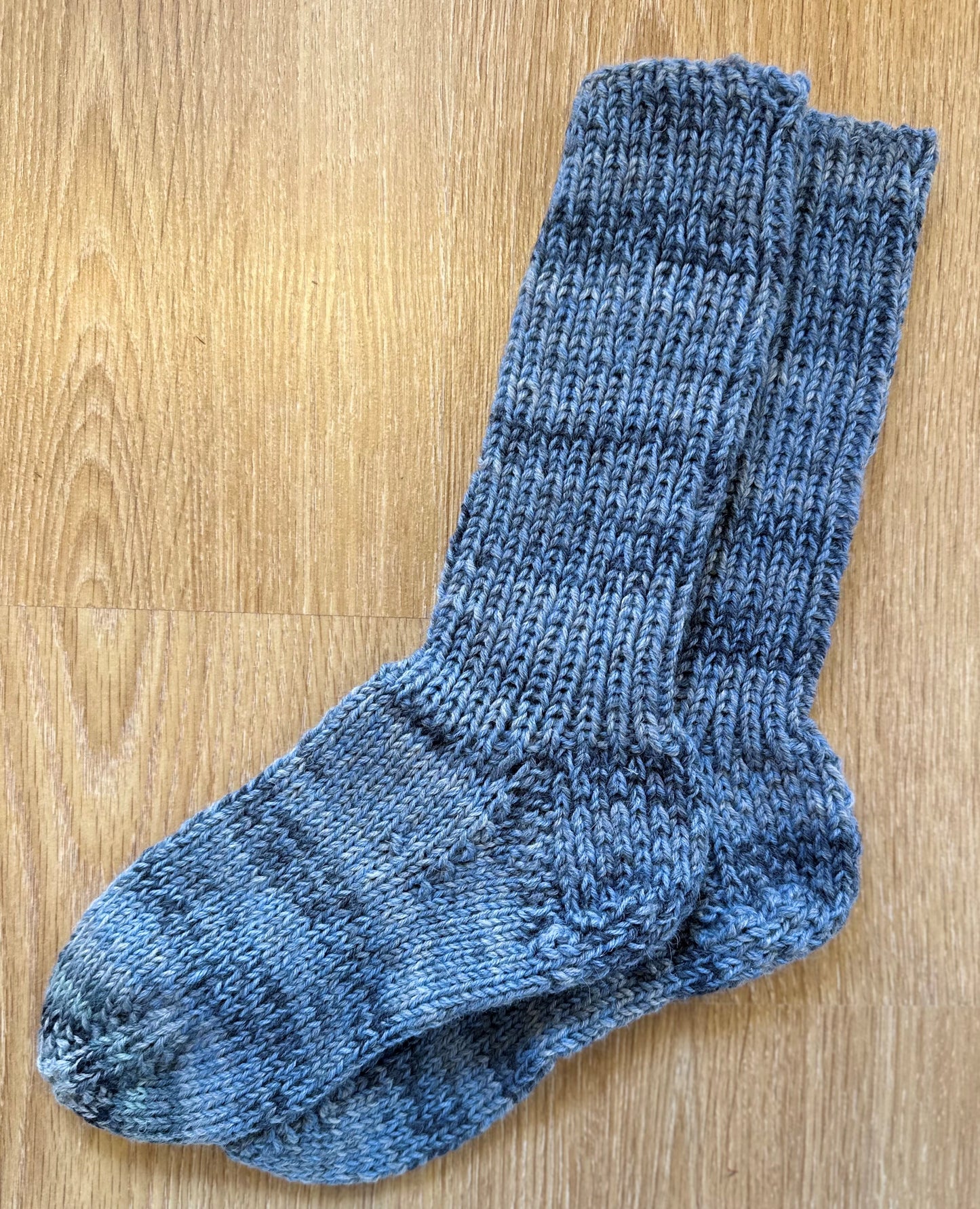 Damen I Wollsocken I Socken I blau grau